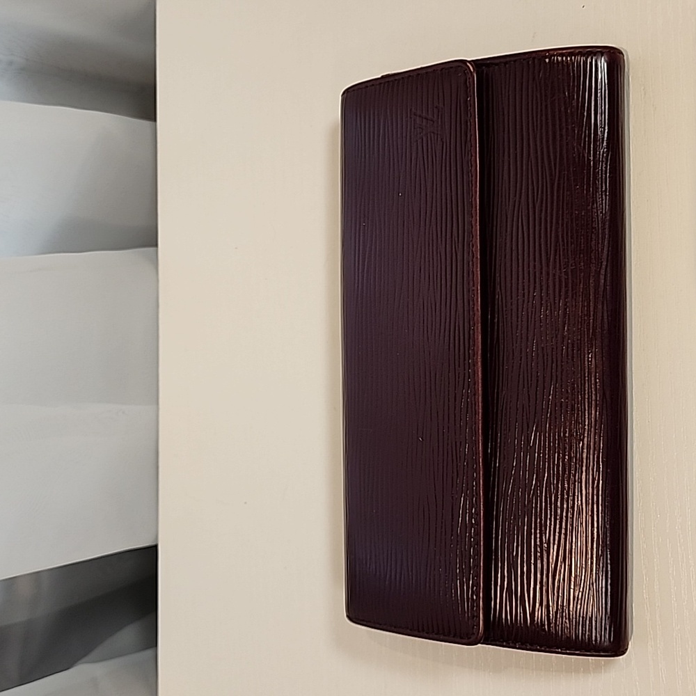 Louis Vuitton Purple Epi Long Wallet